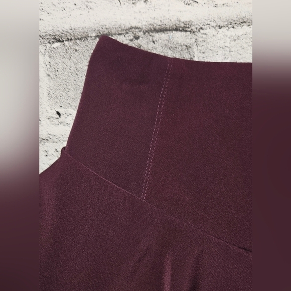 Revamped Plum Ruffle Skort Shorts M – High Rise Layered Mini - Picture 8 of 9
